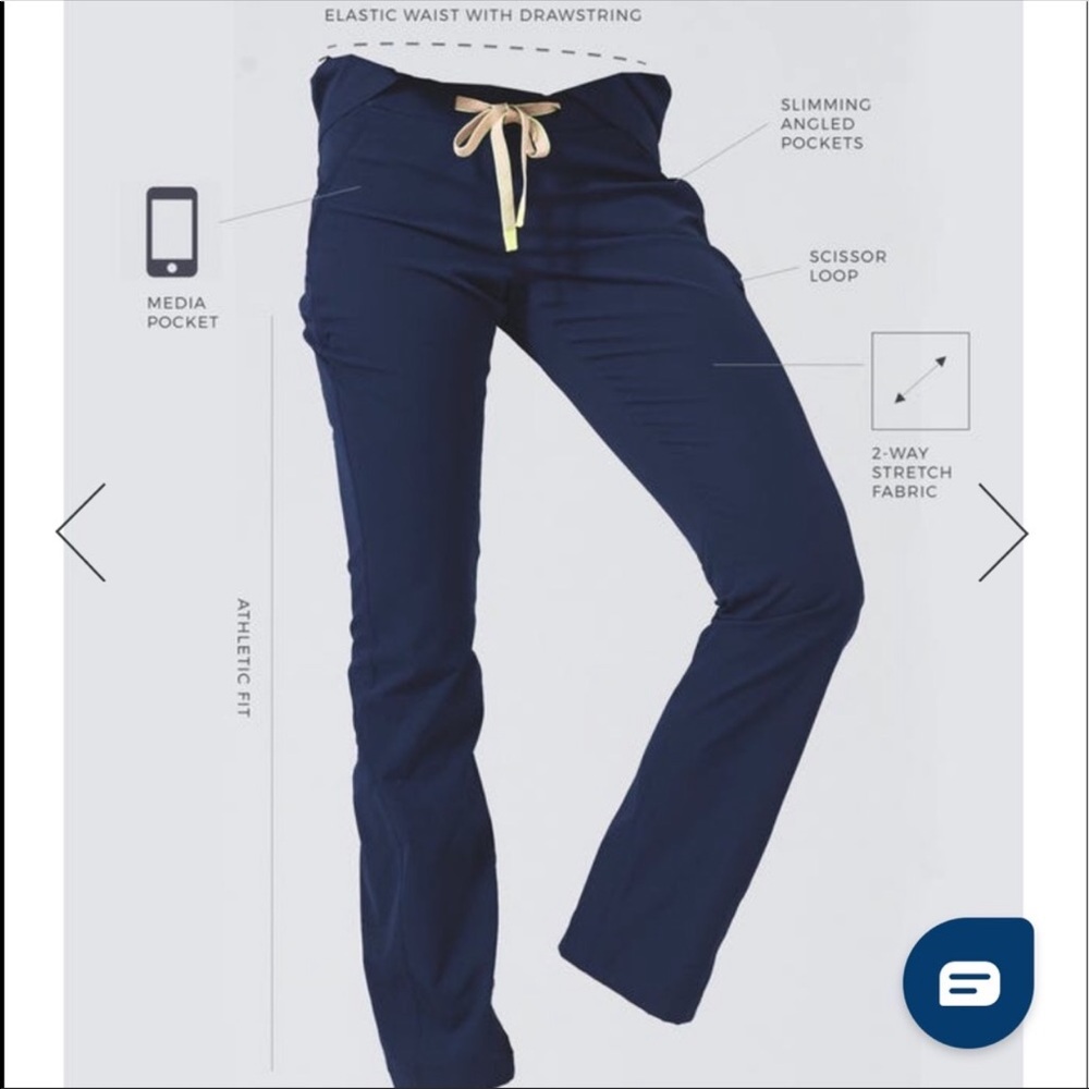 Medelita black Argon style scrub pants